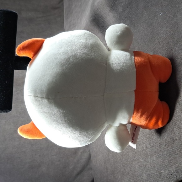 Miniso Life Horned Ghost Squishy White Orange Black Plush Toy VG 11" - Picture 2 of 6